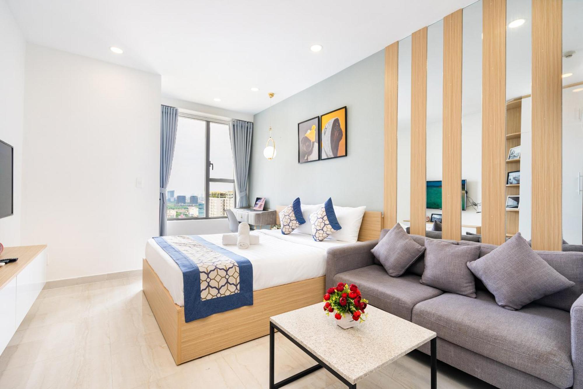 Rivergate Residence - Goby Home - Lux Apartment, Near Ben Thanh Ho Şi Min Dış mekan fotoğraf