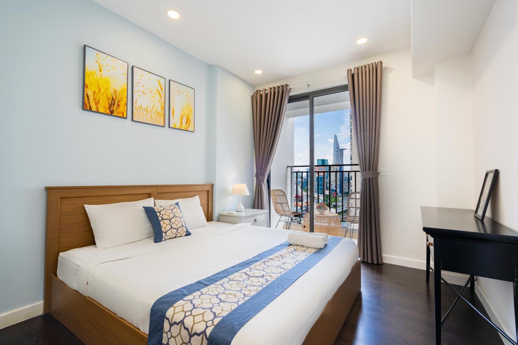 Rivergate Residence - Goby Home - Lux Apartment, Near Ben Thanh Ho Şi Min Dış mekan fotoğraf